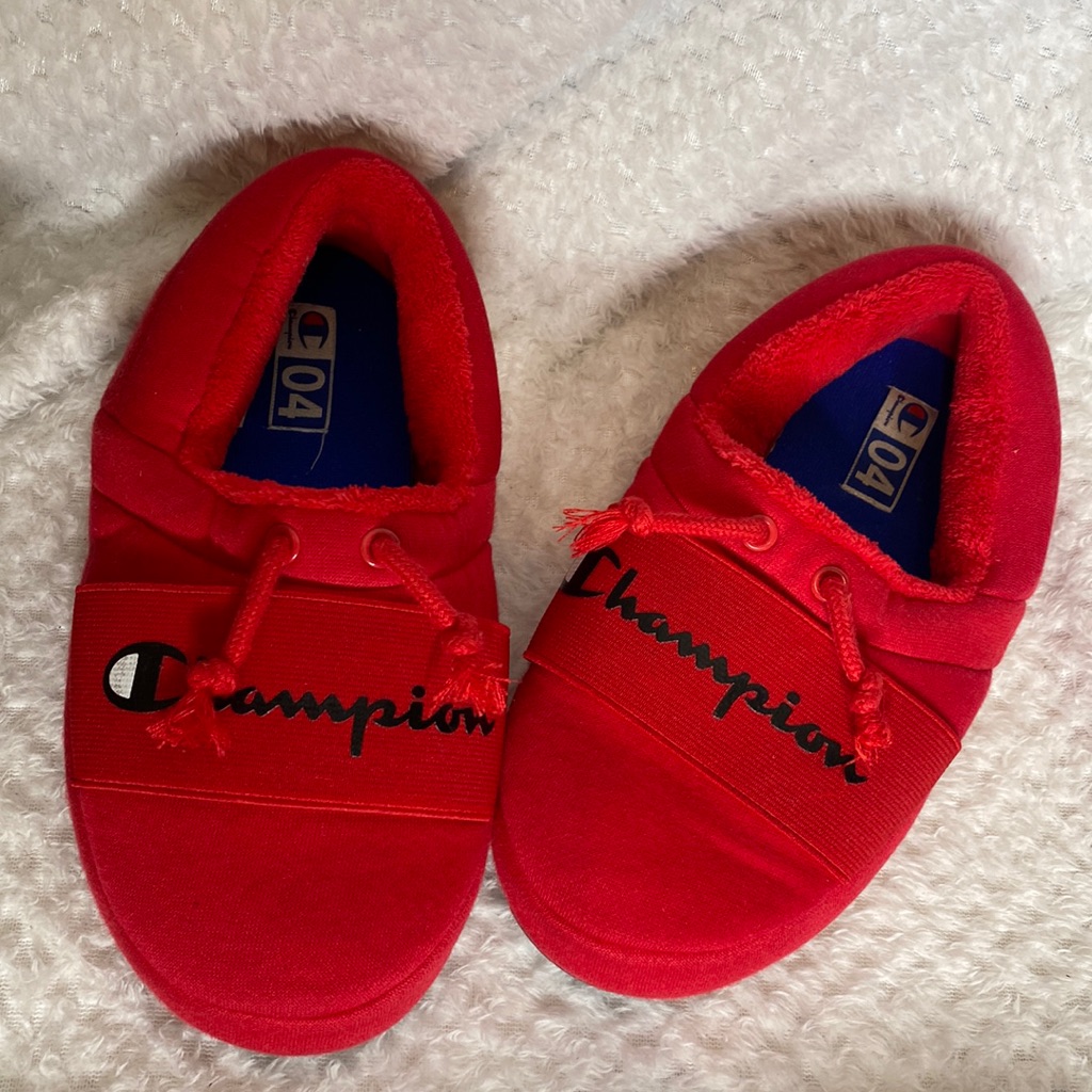 Champion Brand Red Slippers